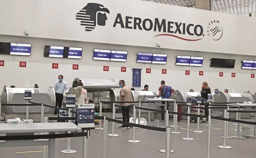 Aeroméxico prevé reducir mil millones de dólares de su deuda, un mayor flujo de efectivo y conservar 13 mil trabajos. Foto: ARCHIVO EL UNIVERSAL