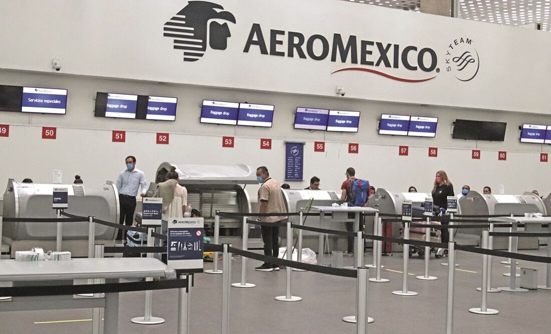 Aeroméxico prevé reducir mil millones de dólares de su deuda, un mayor flujo de efectivo y conservar 13 mil trabajos. Foto: ARCHIVO EL UNIVERSAL