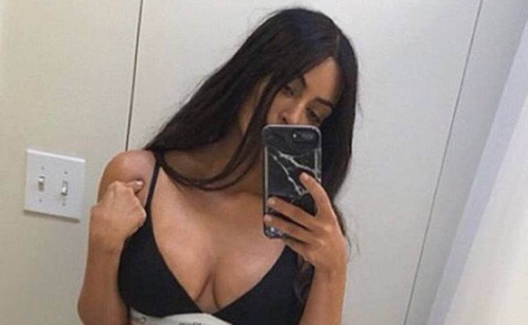 Kim Kardashian posó desnuda FOTO: INSTAGRAM