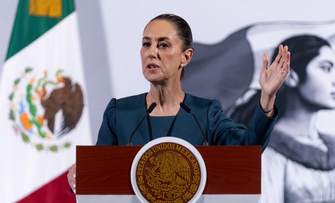 Conferencia matutina de la presidenta Claudia Sheinbaum del 20 de marzo de 2025. Foto: Hugo Salvador / EL UNIVERSAL