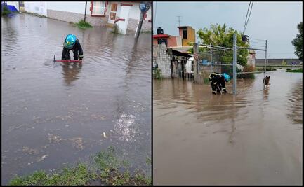 Lluvia causa inundaciones y caos vial en Hidalgo
