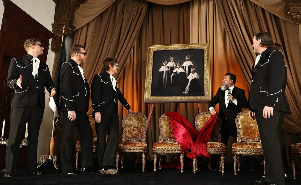 En el evento también estuvo Mike Huidobro, integrante de Molotov. Foto: Berenice Fregoso/ EL UNIVERSAL.