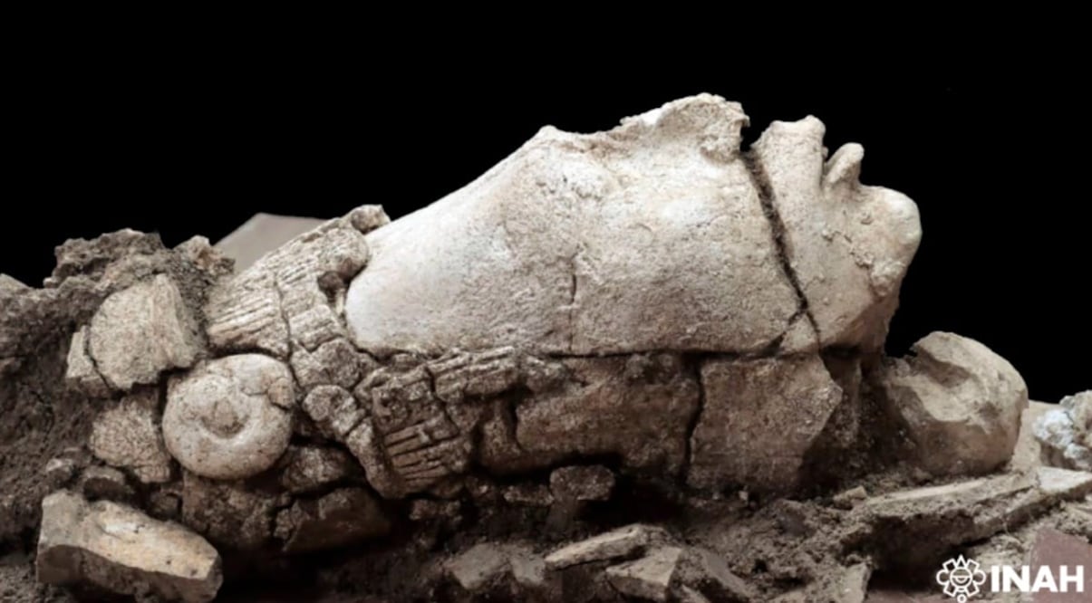 El descubrimiento se registró durante la temporada 2021 del proyecto. Foto: Proyecto Arqueológico Palenque/ INAH 