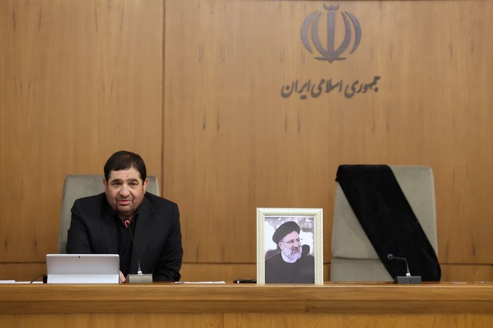 Mohammad Mokhber fue designado este lunes como presidente interino de Irán, tras la muerte, en un accidente de helicóptero, de Ebrahim Raisi. FOTO: EFE