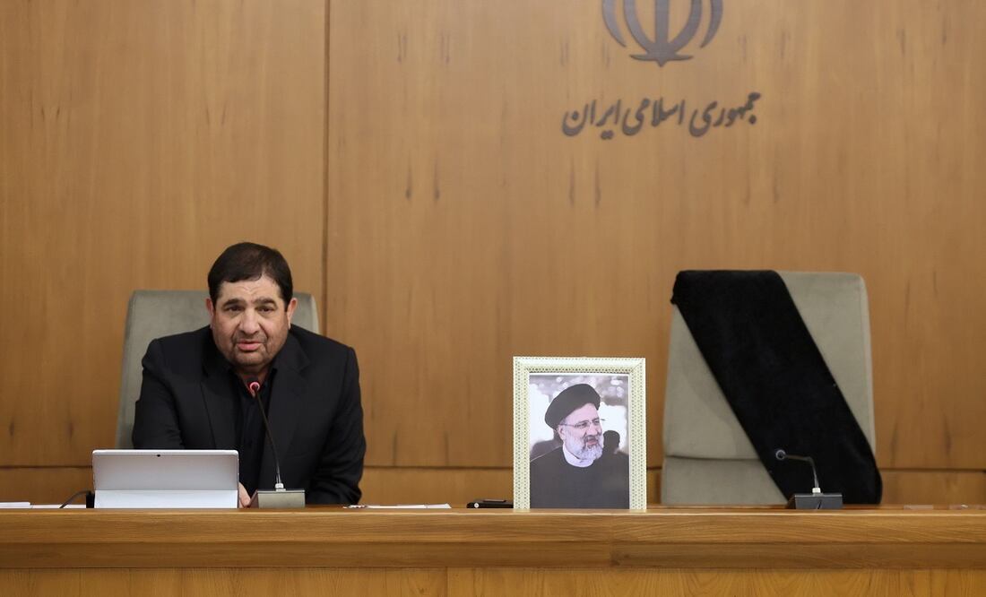Mohammad Mokhber fue designado este lunes como presidente interino de Irán, tras la muerte, en un accidente de helicóptero, de Ebrahim Raisi. FOTO: EFE
