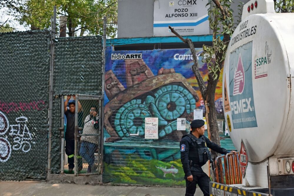 El pozo Alfonso XIII, cerrado el 10 de abril por ser el origen desde donde se distribuía el agua contaminada, permanecerá resguardado Foto: Eduardo Castañeda / El Universal
