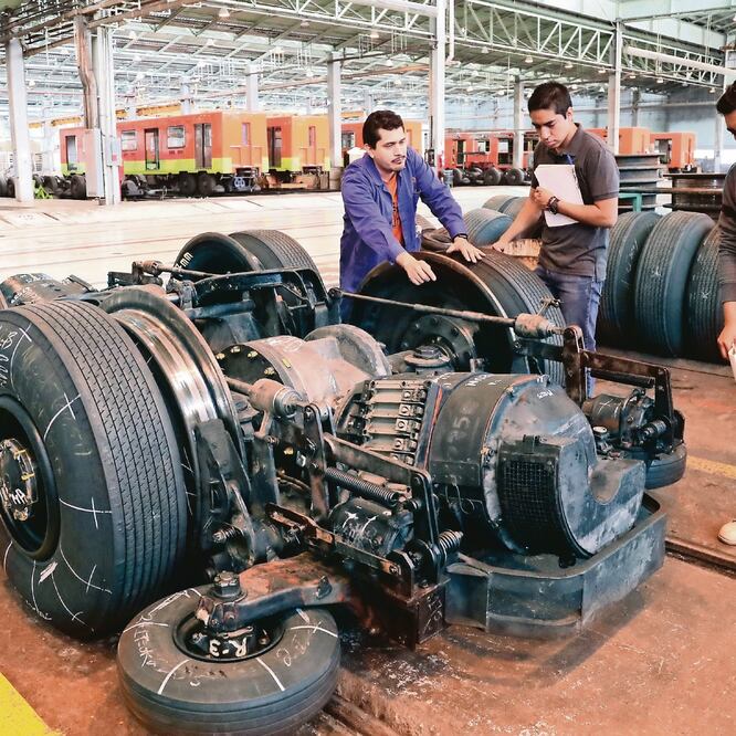 Otros de los proyectos específicos en los cuales se destinarán los recursos so n la compra de piezas para el sistema de tracción-frenado de la Línea 9 del Metro. ARCHIVO EL UNIVERSAL