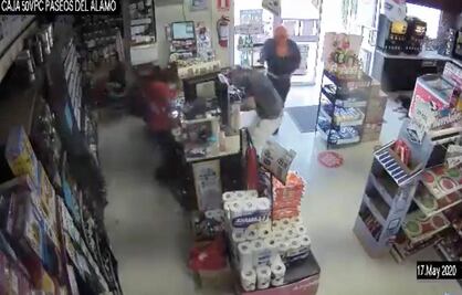 Difunden video de un homicidio al interior de una tienda en Hidalgo