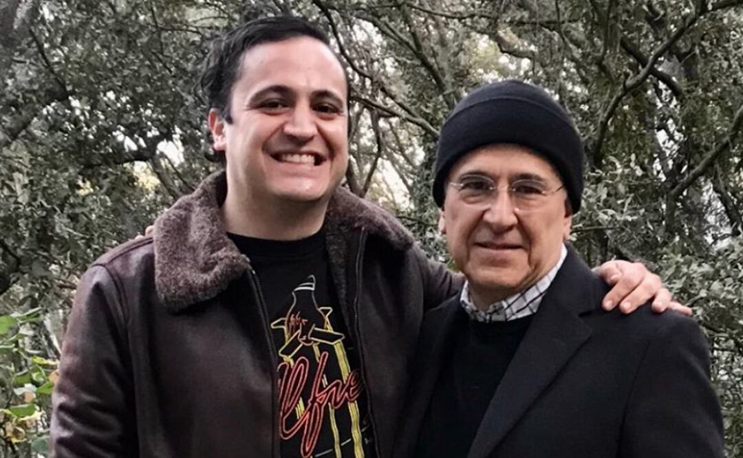 Ricardo O'Farrill junto a su padre Roberto O'Farrill