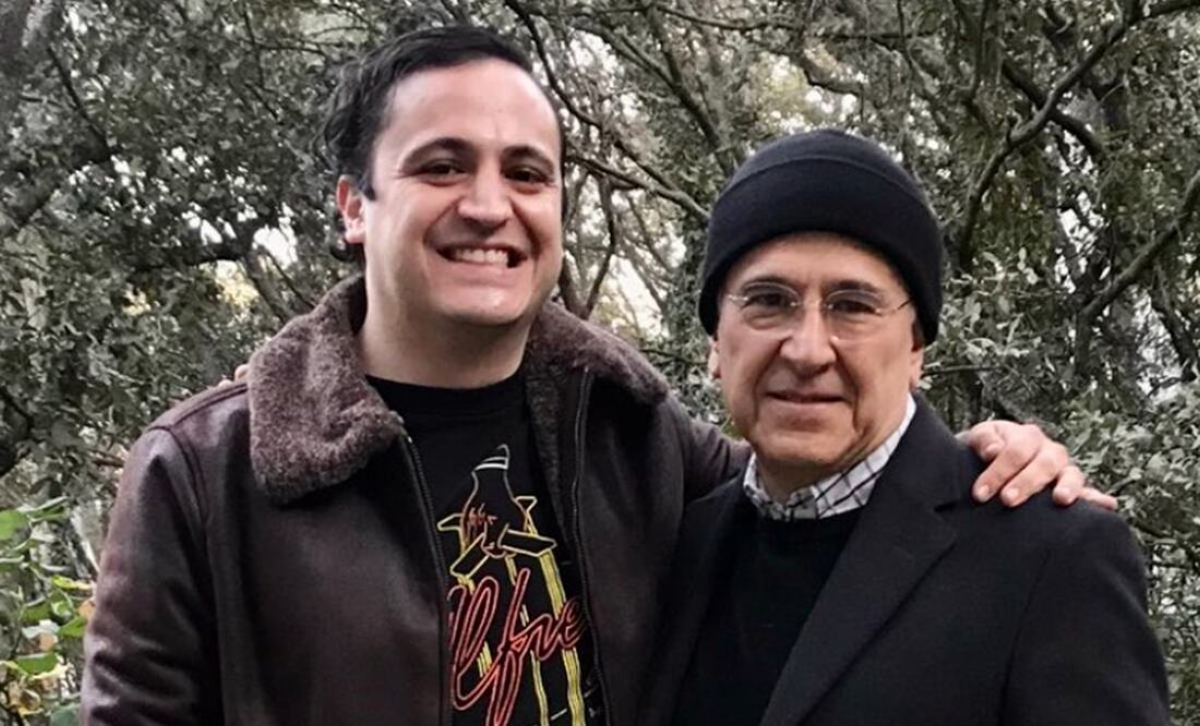 Ricardo O'Farrill junto a su padre Roberto O'Farrill