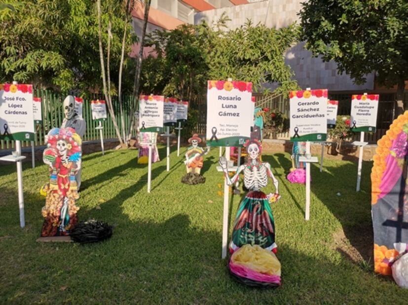 Rinden homenaje a personal de salud de Sinaloa fallecido por Covid-19