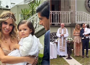 Así celebró Andrea Escalona el bautizo de su hijo Emilio