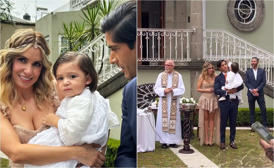 Ayer se llevó a cabo el bautizo de Emilio, el hijo de Andrea Escalona.
Fotos: Instagram