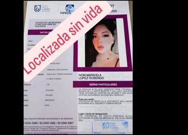 Reportan captura de 2 mujeres por su presunta relación con desaparición de Ivon Maricela en Coyoacán; su cuerpo fue hallado en Morelos