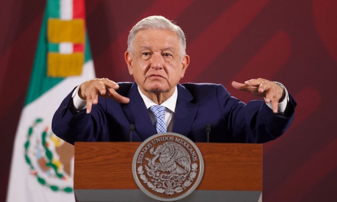 El presidente Andrés Manuel López Obrador aseguró que por primera vez no hay dedazo, tapado y no hay imposición del Ejecutivo para elegir a su candidato. Foto: Germán Espinosa
