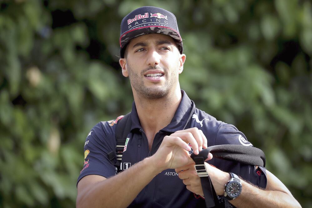 El australiano Daniel Ricciardo, preparado para GP de Singapur (DIEGO AZUBEL. EFE)