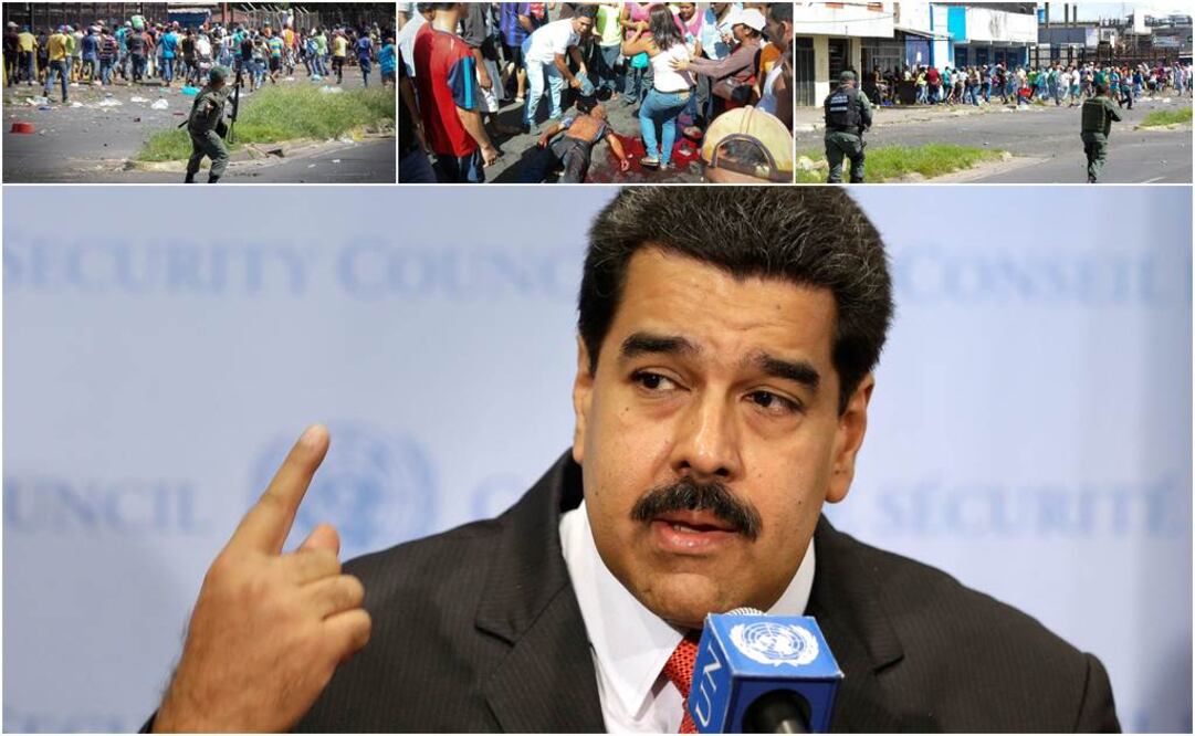 Maduro vincula a EU en asesinato de joven en saqueo