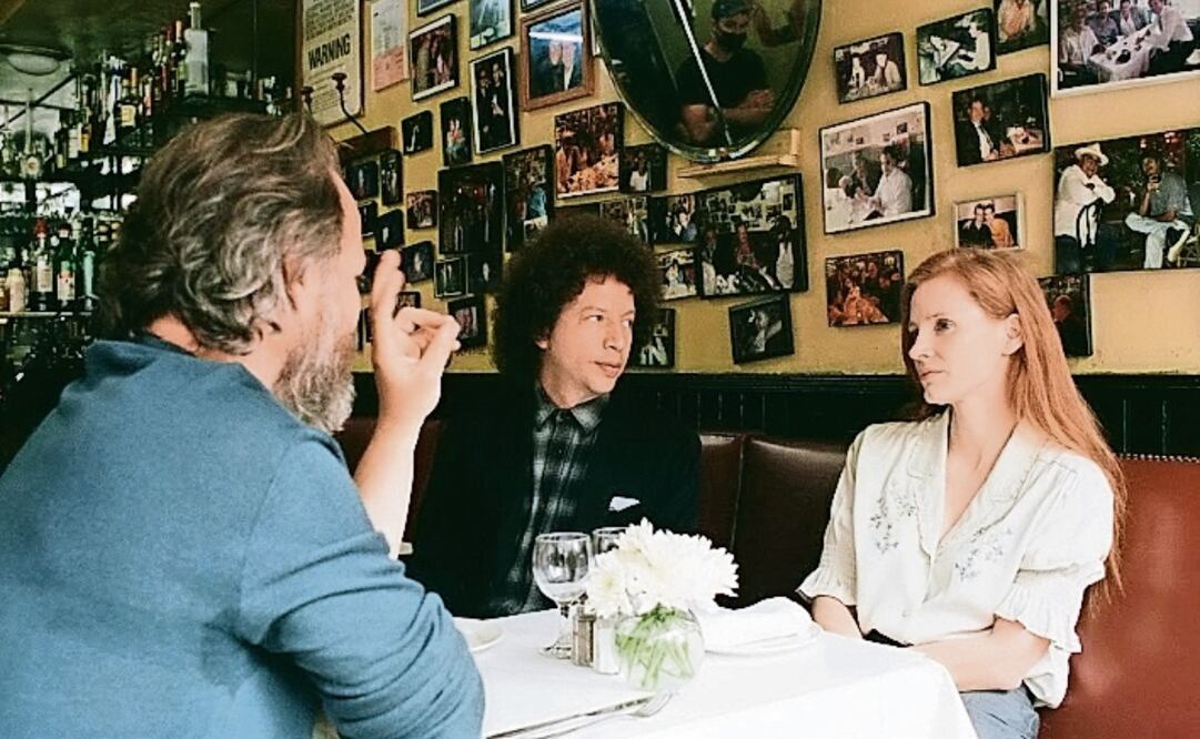 Desde hacía tiempo, Jessica Chastain (a la derecha) quería trabajar con Michel Franco (al centro), tras ver su trabajo en Nuevo orden. (17/03/2025) Foto: Teorema