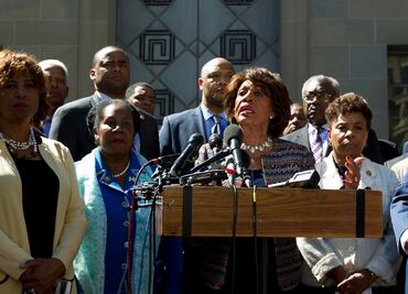 Legisladores afroamericanos de EU protestan contra violencia racial