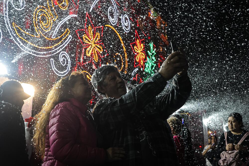 Verbena Navideña en el Zócalo. Foto Gabriel Pano