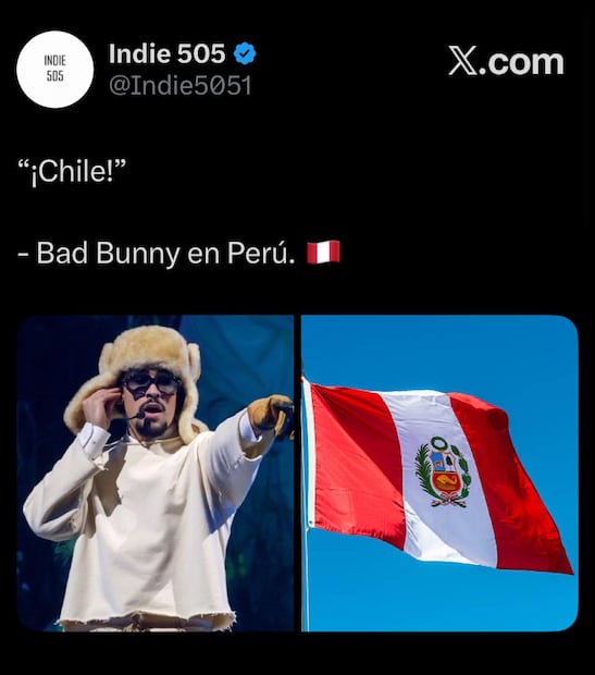 Memes del primer concierto del DTMF World Tour en Lima, Perú. Foto: X