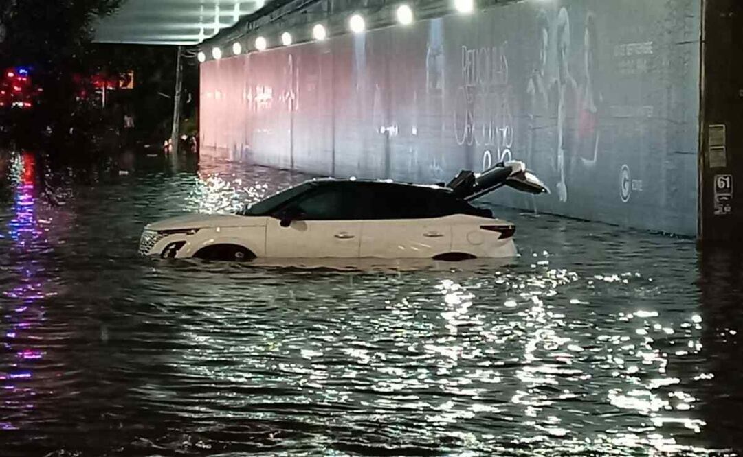 Afectaciones por lluvia al sur de la CDMX. Foto: Juan Carlos Williams/EL UNIVERSAL