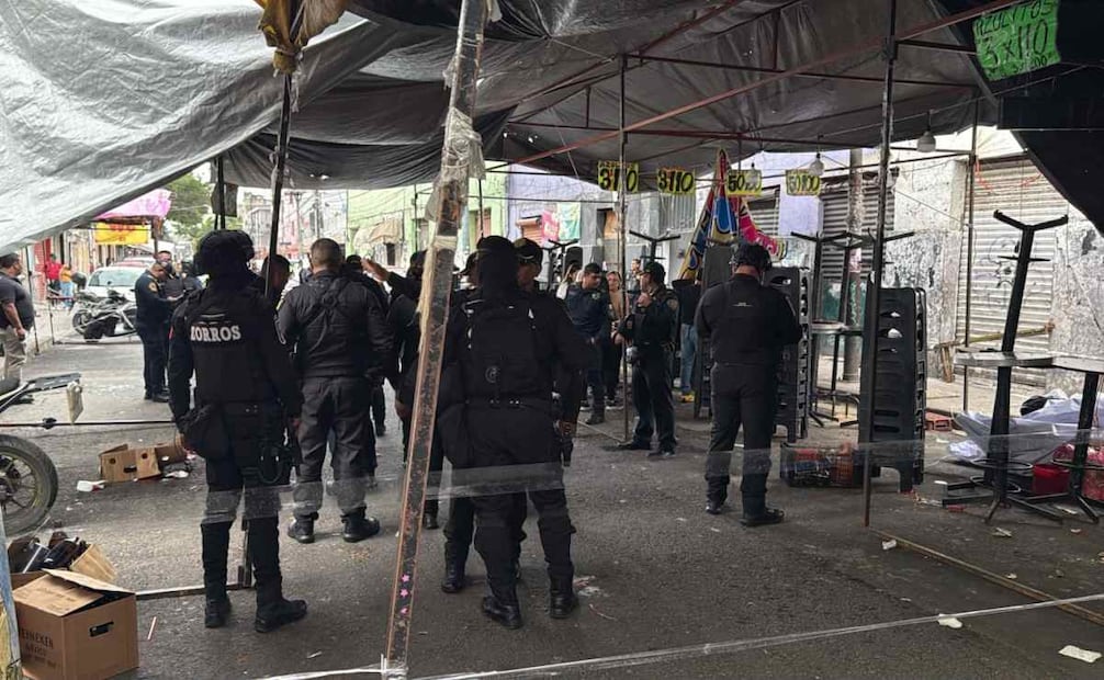 Elementos de la Secretaría de Seguridad Ciudadana (SSC) acordonaron la zona. Foto: Especial
