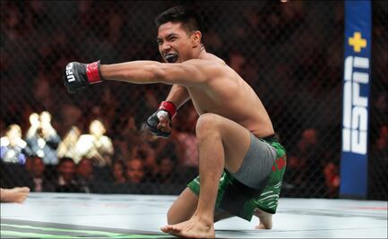 David Martínez, médico del IMSS, debuta con triunfo su andar en la UFC; el peleador noqueó a su rival