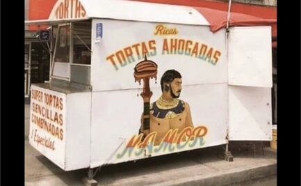 Con Namor y Tenoch Huerta, puesto de tortas desafía prohibición de rótulos en la Cuauhtémoc