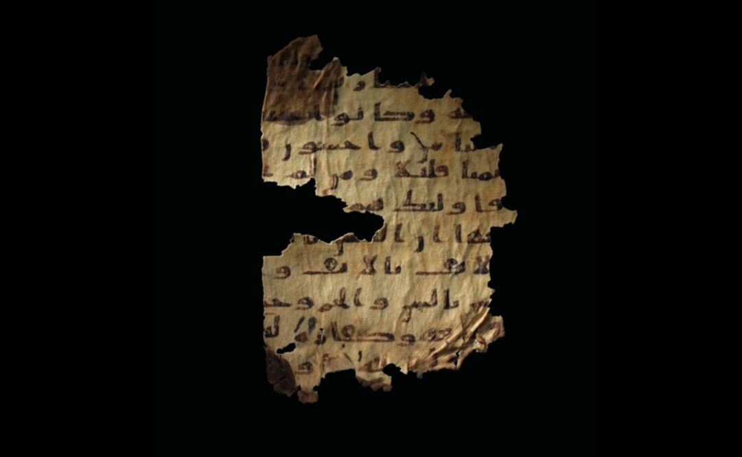 El hallazgo es el único palimpsesto registrado en el que un texto cristiano ha sido borrado para dar paso al Corán. Foto: Twitter / Christies