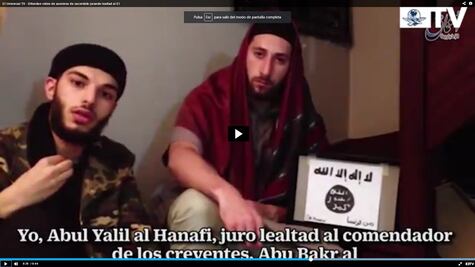 Difunden video de asesinos de sacerdote jurando lealtad al EI
