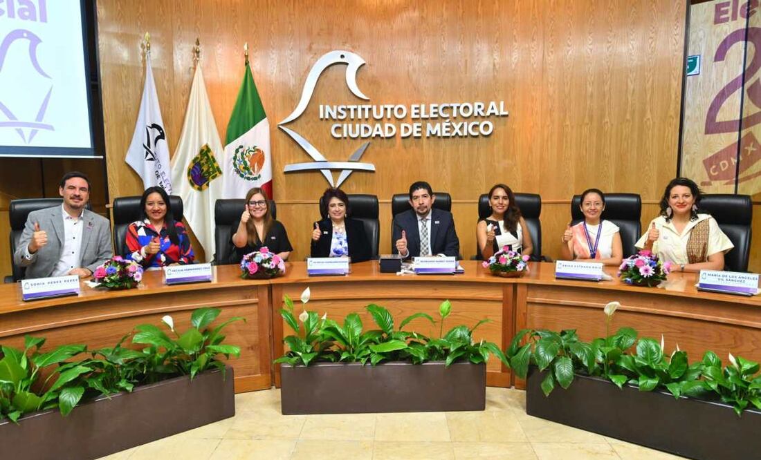 La presidenta del Instituto Electoral de la Ciudad de México (IECM), Patricia Avendaño, reconoció a las ciudadanía que participó en esta elección. Foto: Especial
