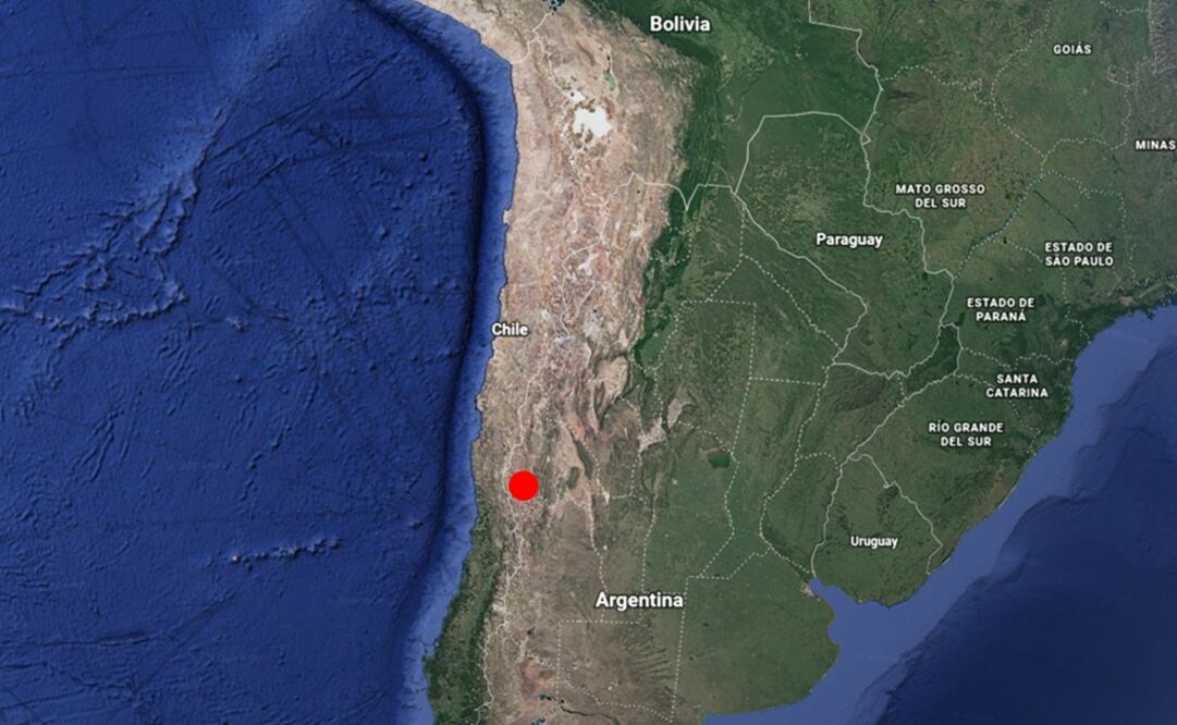 El movimiento se registró frente a las costas chilenas de la ciudad de Coquimbo. Foto: Captura 