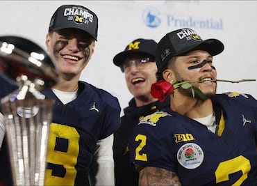 Michigan ganó el Rose Bowl y jugará la final del Campeonato Nacional