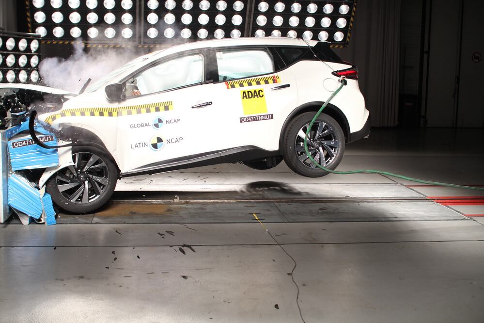 Nissan Murano obtuvo 5 estrellas en seguridad para adultos