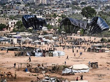 La Media Luna Roja palestina informa que empleado fue asesinado en Gaza; ataque israelí incendió edificio en el que se encontraba
