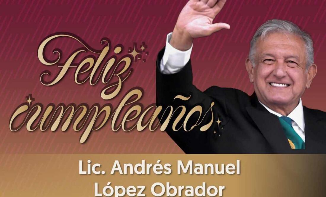 Cumpleaños 72 del expresidente Andrés Manuel López Obrador. Foto: Tomada de la cuenta de X de @rosaicela_.