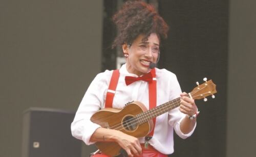 La cantante Flor Amargo. Foto: Archivo.