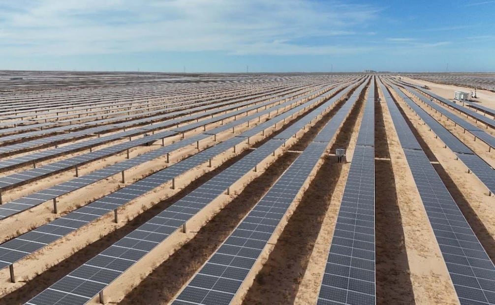 Planta fotovoltaica de Puerto Peñasco opera dos fases; respaldará subsidio eléctrico en Sonora.
Foto: Especial.