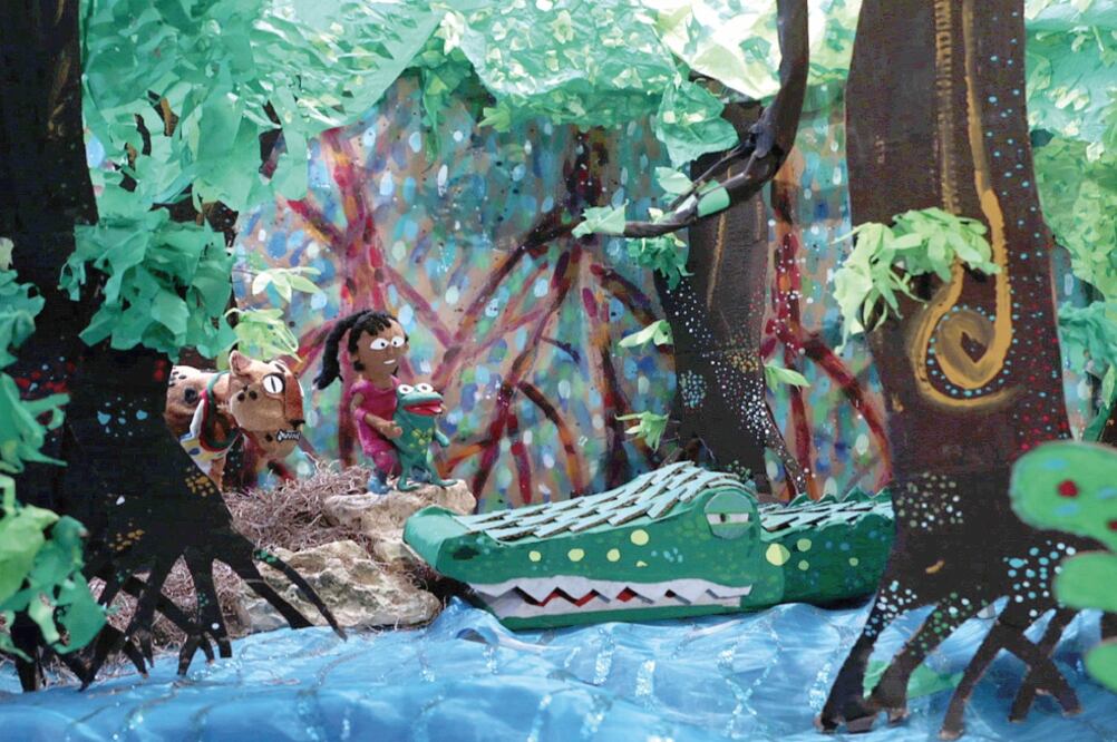 Película hecha por niños y adultos de diez comunidades, por dos años (CORTESÍA FERNANDA RIVERO)