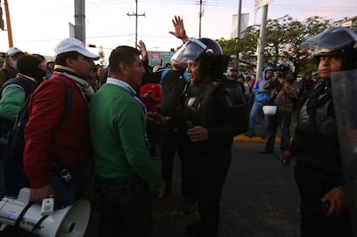 PF se repliega; busca evitar más choques