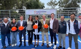 Alcaldía Cuauhtémoc entrega nueva cancha de minipitch en la Roma Sur; estará destinado a niños y jóvenes, principalmente