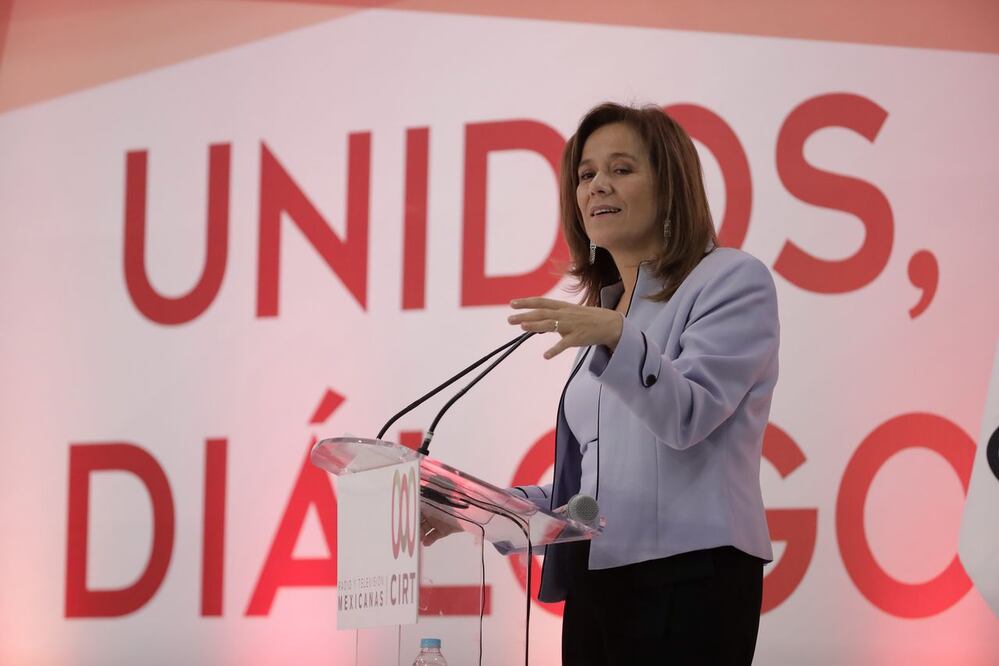 Margarita Zavala participó en la Semana Nacional de Radio y Televisión (ALEJANDRO ACOSTA / EL UNIVERSAL)