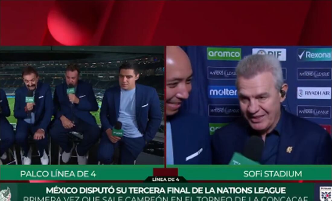 Javier Aguirre le deja un mensaje a David Faitelson tras ser campeón