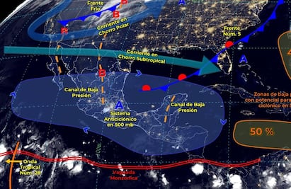 ¡Prepárate! Se espera la entrada de un nuevo frente frío sobre el noroeste y norte del país 