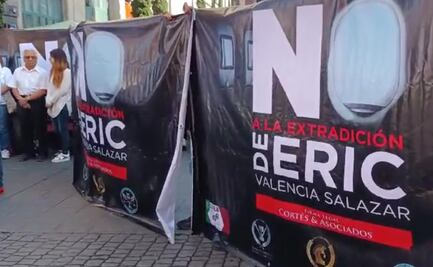 Familia de “El 85”, exsocio de “El Mencho”, protesta afuera de la Corte contra extradición