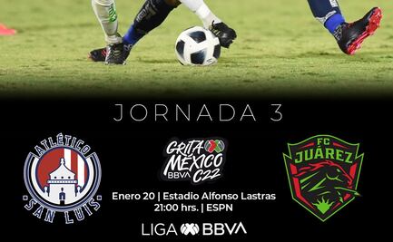 Atlético de San Luis vs FC Juárez, En Vivo - Liga MX, Jornada 3 Clausura 2022