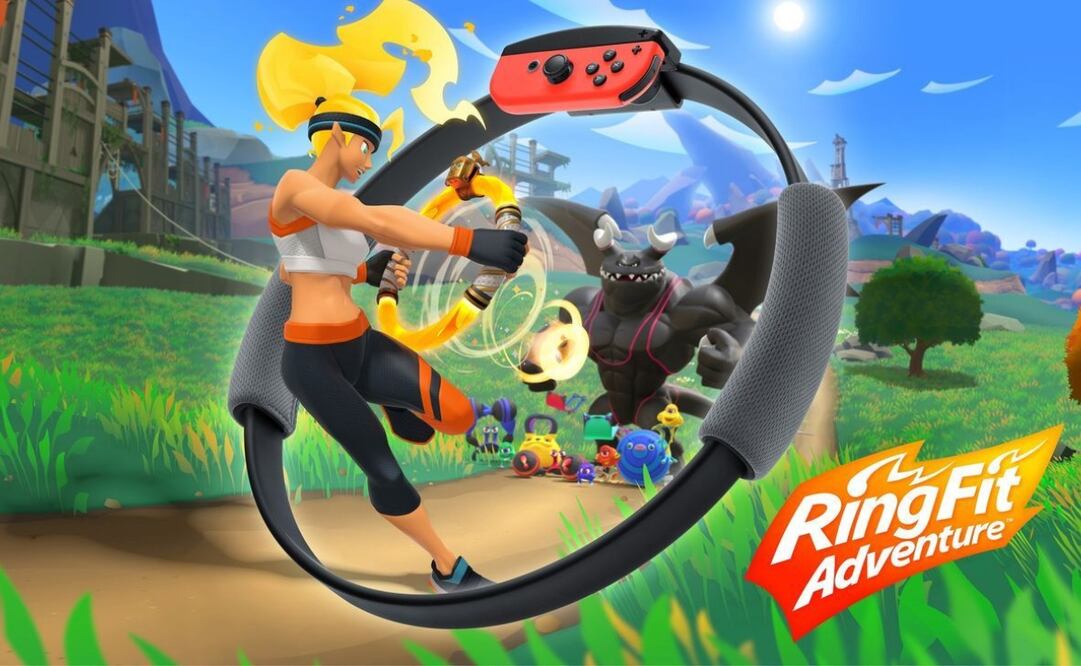 Nintendo une de nuevo las bondades de los videojuegos con la actividad física gracias a su nuevo título Ring Fit Adventure donde mezcla elementos de un juego de rol tradicional con movimientos hechos por ti