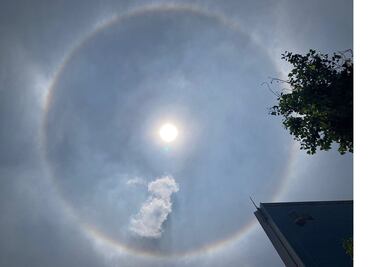 Se forma halo solar en la CDMX; la UNAM explica qué significa