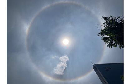 Se forma halo solar en la CDMX; la UNAM explica qué significa